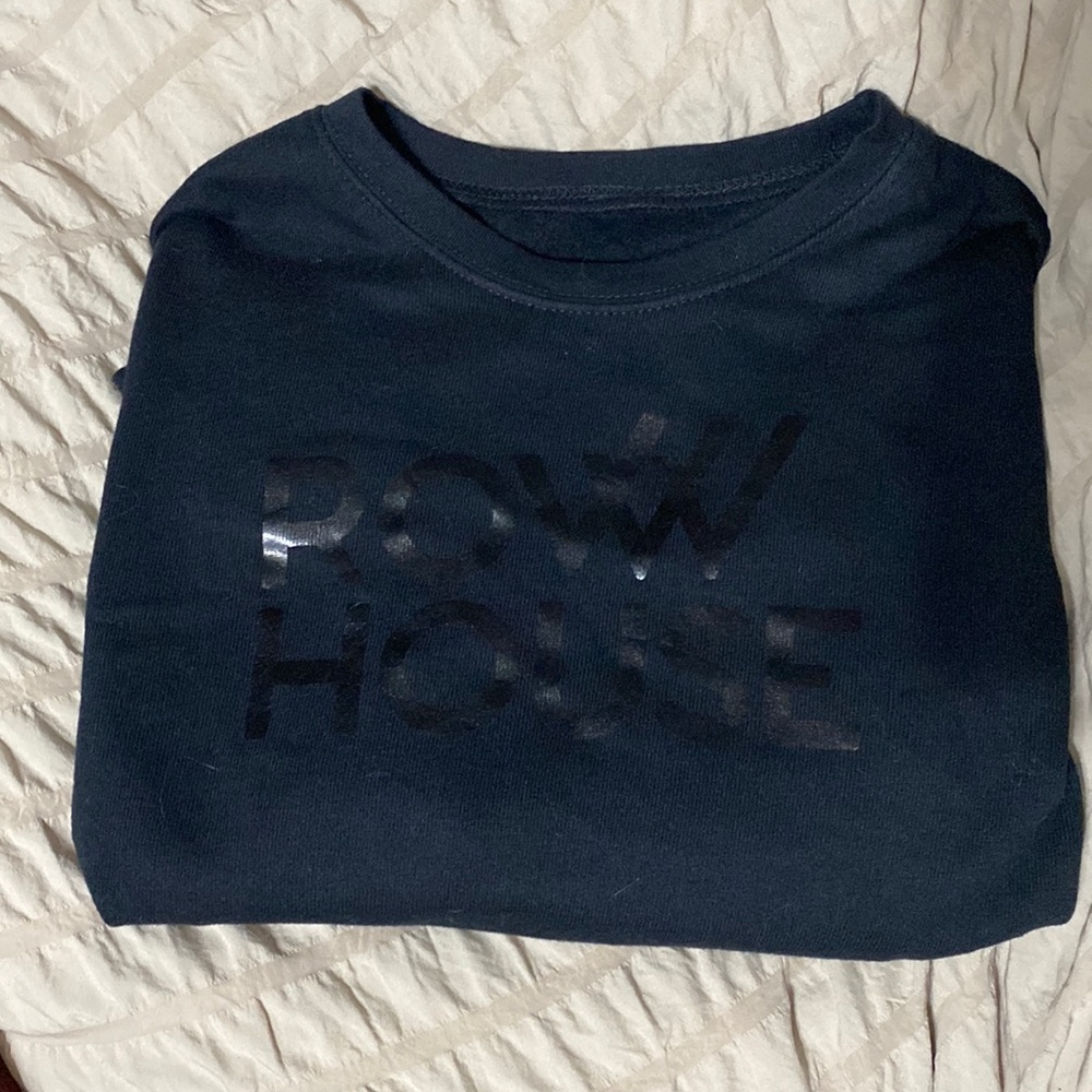 Row House Black Crop Sweater
